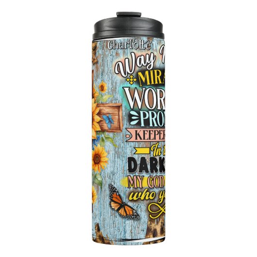 Bouteilles Isothermes Chemin Maker Miracle Worker Dark Light (Devant)