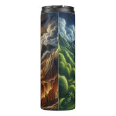 Bouteilles Isothermes Chemin vers la croix éclairée (Dos)