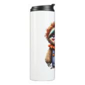 Bouteilles Isothermes Chemise Clown Sloth Halloween surdimensionnée T-sh (Tourné sur la gauche)