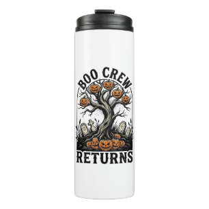 Bouteilles Isothermes Chemise d'arbre d'Halloween Graphique de citrouill