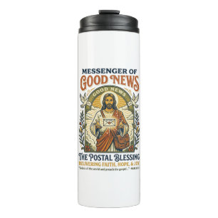 Bouteilles Isothermes Chemise de livraison de facteur Jésus Foi basée su