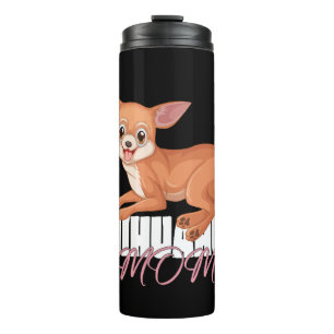 Bouteilles Isothermes Chemise de maman Chihuahua Fête des mères propriét