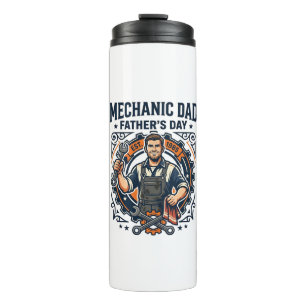 Bouteilles Isothermes Chemise de Mécanicien de la Fête des Pères Papa Dr