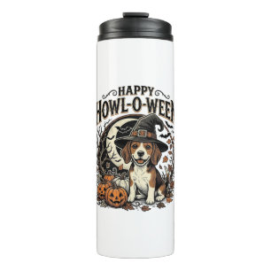 Bouteilles Isothermes Chemise Halloween Chapeau De Sorcière Beagle Joyeu