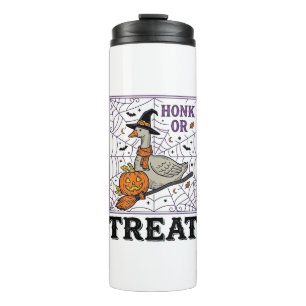 Bouteilles Isothermes Chemise Halloween Oie Sorcière Honk Or Treat Vinta