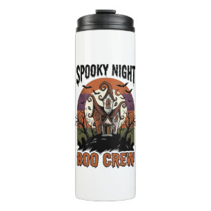 Bouteilles Isothermes Chemise Halloween Vintage Boo Night Maison Hantée