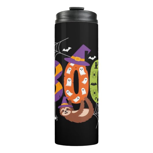 Bouteilles Isothermes Chemise T Essentielle Halloween Sloth Boo Lazy (Devant)