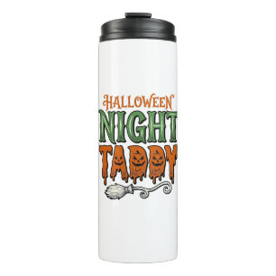 Bouteilles Isothermes Chemise Taddy Nuit Halloween Vintage Balai de Sorc