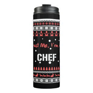 Bouteilles Isothermes Chemises de Noël Chef