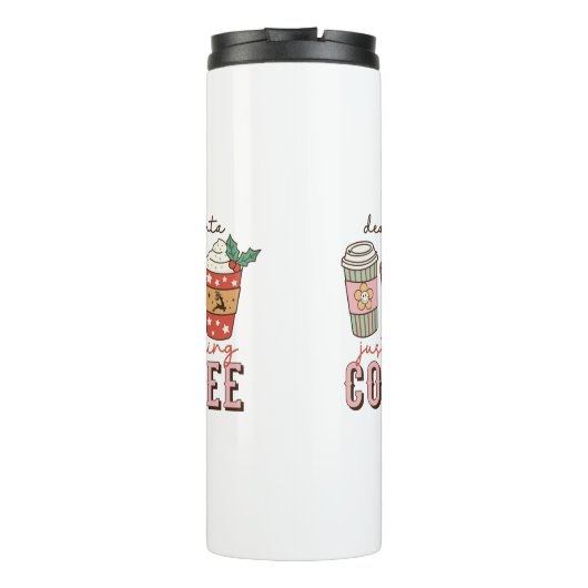 Bouteilles Isothermes Cher Père Noël vient d'apporter du café Noël (Dos)