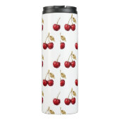 Bouteilles Isothermes Cherry & Golden Leaves Custom Name Design Gift (Dos)