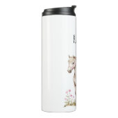 Bouteilles Isothermes Cheval Blanc & Fleurs (Tourné sur la gauche)