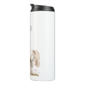 Bouteilles Isothermes Cheval Blanc & Fleurs (Tourné sur la droite)