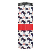 Bouteilles Isothermes Cheval Coeurs et Motif Rose (Dos)