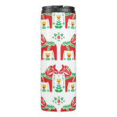 Bouteilles Isothermes Cheval de Dala suédois : Art folklorique (Dos)