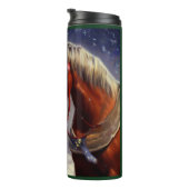 Bouteilles Isothermes Cheval de Noël 1 (Tourné sur la droite)