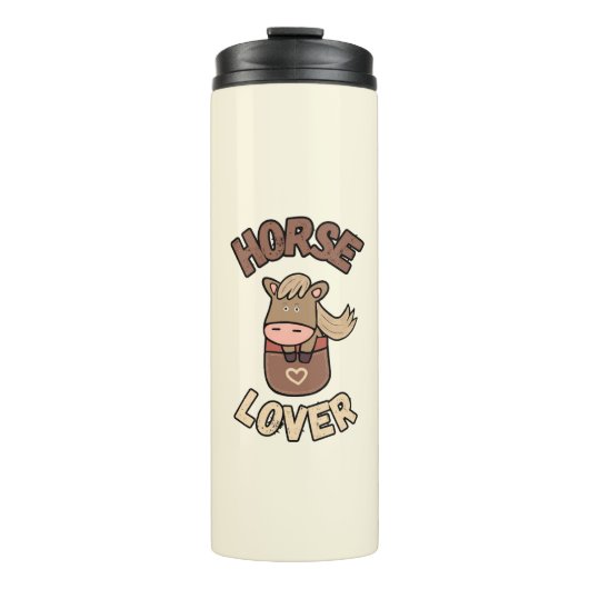 Bouteilles Isothermes Cheval mignon (Devant)