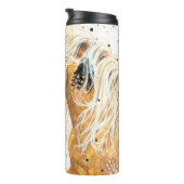 Bouteilles Isothermes Cheval Palomino À Bihrle (Tourné sur la droite)