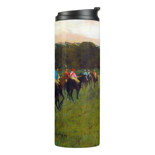 Bouteilles Isothermes Chevaux de course Edgar Degas à Longchamp (Tourné sur la gauche)