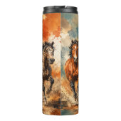 Bouteilles Isothermes Chevaux en course (Dos)
