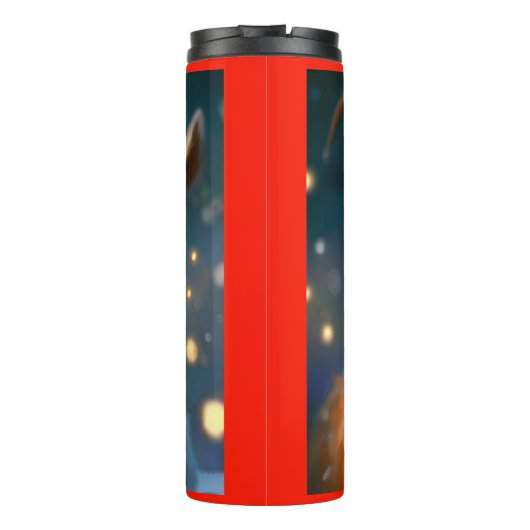 Bouteilles Isothermes Chèvre de Noël 2 (Dos)