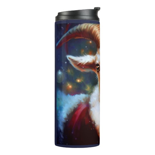 Bouteilles Isothermes Chèvre de Noël 4 (Tourné sur la gauche)