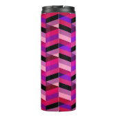 Bouteilles Isothermes Chevron Abstrait/Herringbone | Purples et violets (Dos)