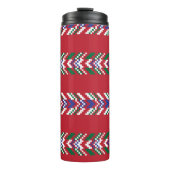 Bouteilles Isothermes Chevron fair isle sans couture motif design,  (Devant)