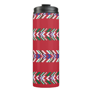 Bouteilles Isothermes Chevron fair isle sans couture motif design, 