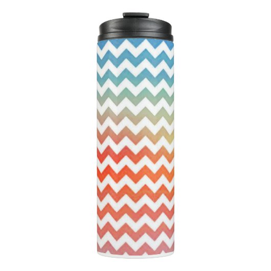 Bouteilles Isothermes Chevron pastel (Devant)