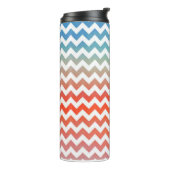 Bouteilles Isothermes Chevron pastel (Tourné sur la gauche)