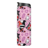Bouteilles Isothermes Chibi Catwoman, Harley Quinn & Kittens Motif (Tourné sur la droite)