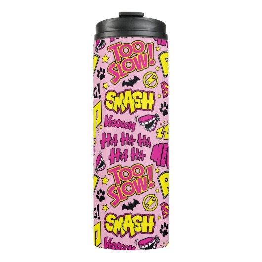 Bouteilles Isothermes Chibi Comic Phases et Logos Motif (Devant)