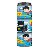 Bouteilles Isothermes Chibi Flash, Superman et Batman Racing Motif (Dos)