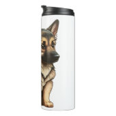 Bouteilles Isothermes Chibi German Shepherd (Tourné sur la droite)