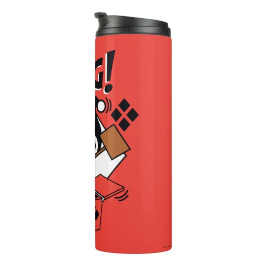 Bouteilles Isothermes Chibi Harley-Quinn-In-A-Box Avec Marteau (Tourné sur la droite)