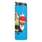 Bouteilles Isothermes Chibi Justice League of America Explosion (Tourné sur la droite)