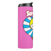 Bouteilles Isothermes Chibi Supergirl Starburst Coeur et logo (Tourné sur la gauche)