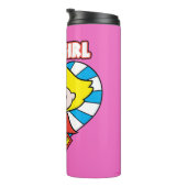 Bouteilles Isothermes Chibi Supergirl Starburst Coeur et logo (Tourné sur la droite)