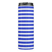 Bouteilles Isothermes Chic Blue Geometric Stripes (Dos)