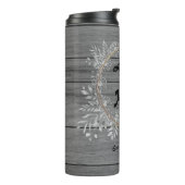 Bouteilles Isothermes Chic couronne florale Mariage rustique Tumble ther (Tourné sur la gauche)