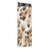 Bouteilles Isothermes Chic Crème Brown Poster de animal léopard (Tourné sur la droite)