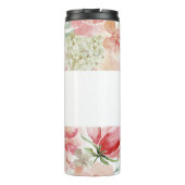 Bouteilles Isothermes Chic Floral Mariée Monogrammé Mariage Mariage (Dos)