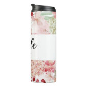 Bouteilles Isothermes Chic Floral Mariée Monogrammé Mariage Mariage (Tourné sur la droite)