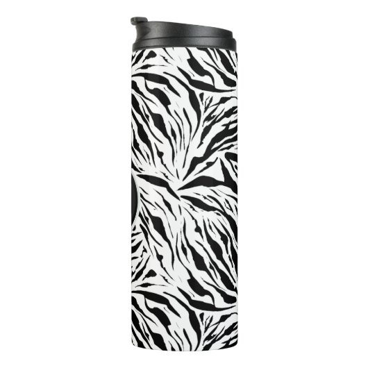 Bouteilles Isothermes Chic Monogramme Zebra Print (Tourné sur la droite)