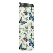 Bouteilles Isothermes Chic Romantique Papillons Bleus Baby Shower (Tourné sur la droite)