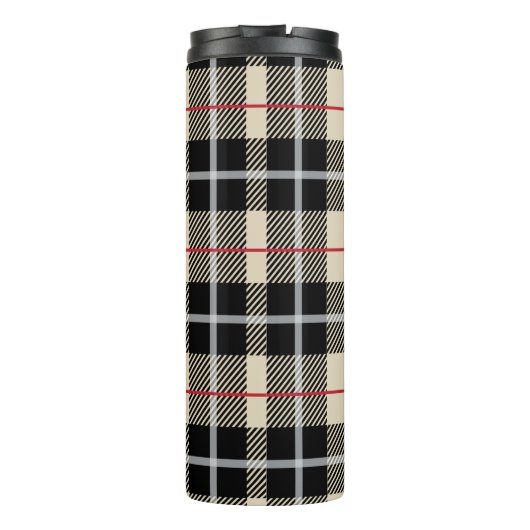 Bouteilles Isothermes Chic Thompson Camel Plaid Motif (Dos)