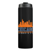 Bouteilles Isothermes Chicago Illinois Beatiful Skyline (Devant)