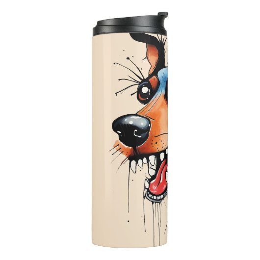 Bouteilles Isothermes Chien (Tourné sur la gauche)