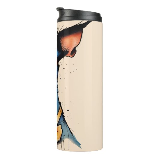 Bouteilles Isothermes Chien (Tourné sur la droite)